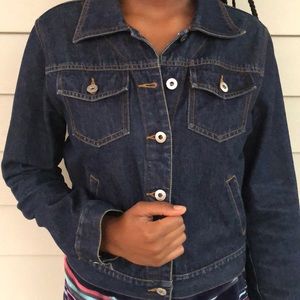 Express  Dark Wash Jean Jacket